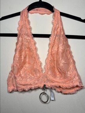 Free People Galloon Lace Halter Bra